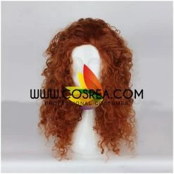 Cosrea Brave Merida Dark Curl Cosplay Wig