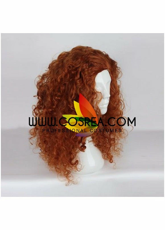 Cosrea Brave Merida Dark Curl Cosplay Wig 5 Cosrea Brave Merida Dark Curl Cosplay Wig