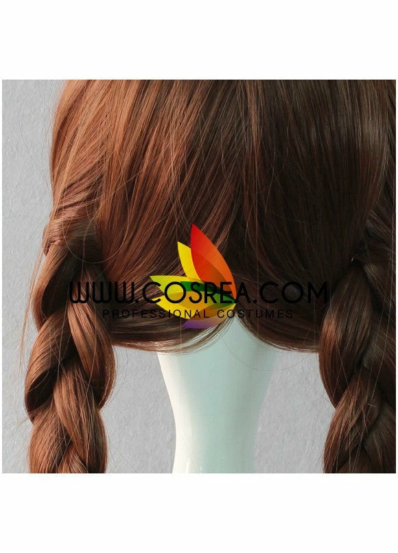 Cosrea Cosplay Wigs Frozen Anna Dark Brown With Highlight Braided Cosplay Wig 8 Cosrea Cosplay Wigs Frozen Anna Dark Brown With Highlight Braided Cosplay Wig