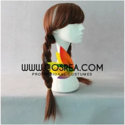 Cosrea Cosplay Wigs Frozen Anna Dark Brown With Highlight Braided Cosplay Wig 11 Cosrea Cosplay Wigs Frozen Anna Dark Brown With Highlight Braided Cosplay Wig