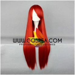 Cosrea Fairy Tail Erza Scarlet Bright Red Cosplay Wig Cosplay Wigs 11 Cosrea Fairy Tail Erza Scarlet Bright Red Cosplay Wig Cosplay Wigs