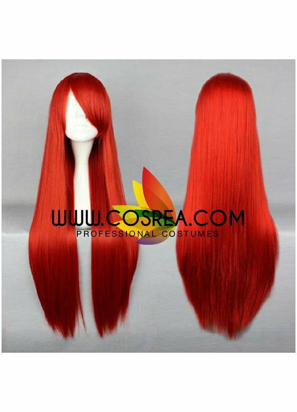Cosrea Fairy Tail Erza Scarlet Bright Red Cosplay Wig Cosplay Wigs 4 Cosrea Fairy Tail Erza Scarlet Bright Red Cosplay Wig Cosplay Wigs
