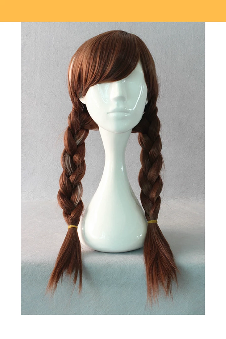 Cosrea Cosplay Wigs Frozen Anna Dark Brown With Highlight Braided Cosplay Wig 3 Cosrea Cosplay Wigs Frozen Anna Dark Brown With Highlight Braided Cosplay Wig