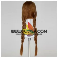 Cosrea Frozen Anna Natural Brown With Highlight Braided Cosplay Wig Cosplay Wigs 7 Cosrea Frozen Anna Natural Brown With Highlight Braided Cosplay Wig Cosplay Wigs