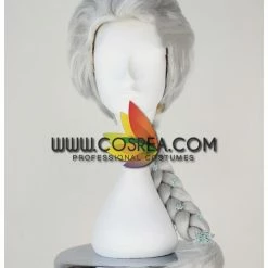 Cosrea Frozen Elsa Silver Braided Cosplay Wig