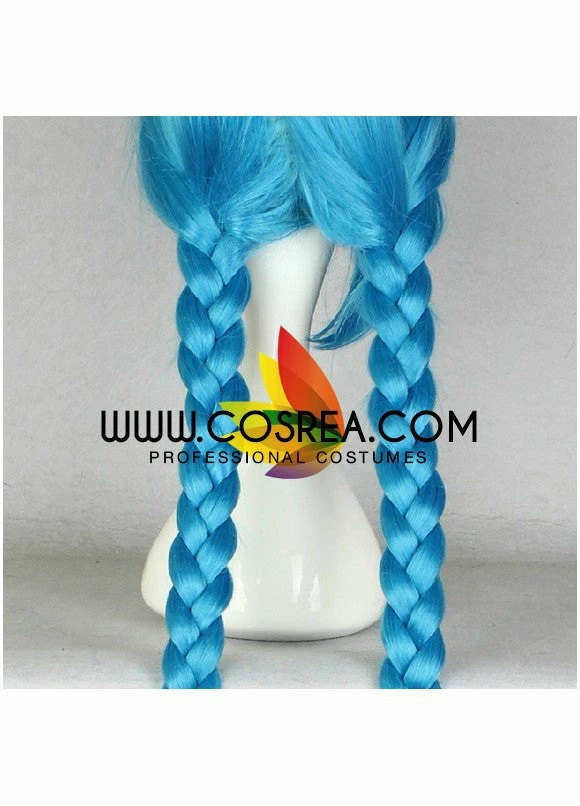 Cosrea Cosplay Wigs League Of Legends Jinx Cosplay Wig 8 Cosrea Cosplay Wigs League Of Legends Jinx Cosplay Wig