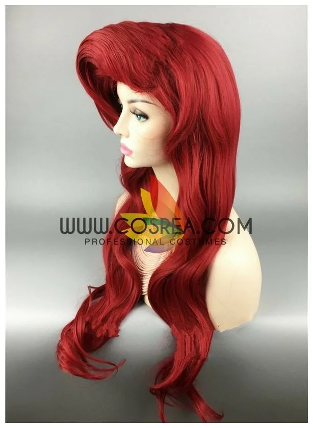 Cosrea Little Mermaid Ariel Extra Volume Cosplay Wig 5 Cosrea Little Mermaid Ariel Extra Volume Cosplay Wig