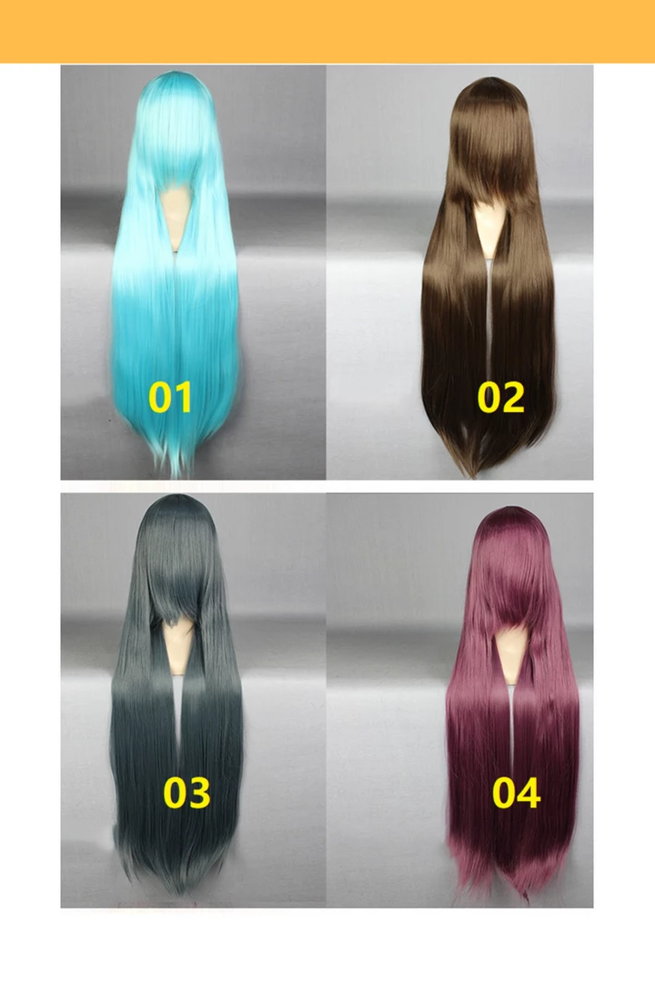 Cosrea Multipurpose 1 Meter Layered Straight Cosplay Wig 3 Cosrea Multipurpose 1 Meter Layered Straight Cosplay Wig