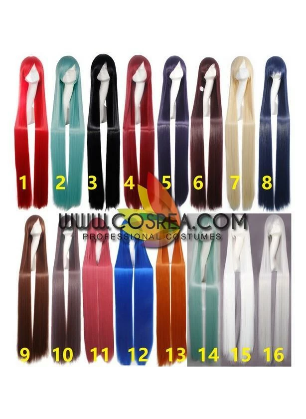 Cosrea Cosplay Wigs Multipurpose 150CM Straight Cosplay Wig 4 Cosrea Cosplay Wigs Multipurpose 150CM Straight Cosplay Wig