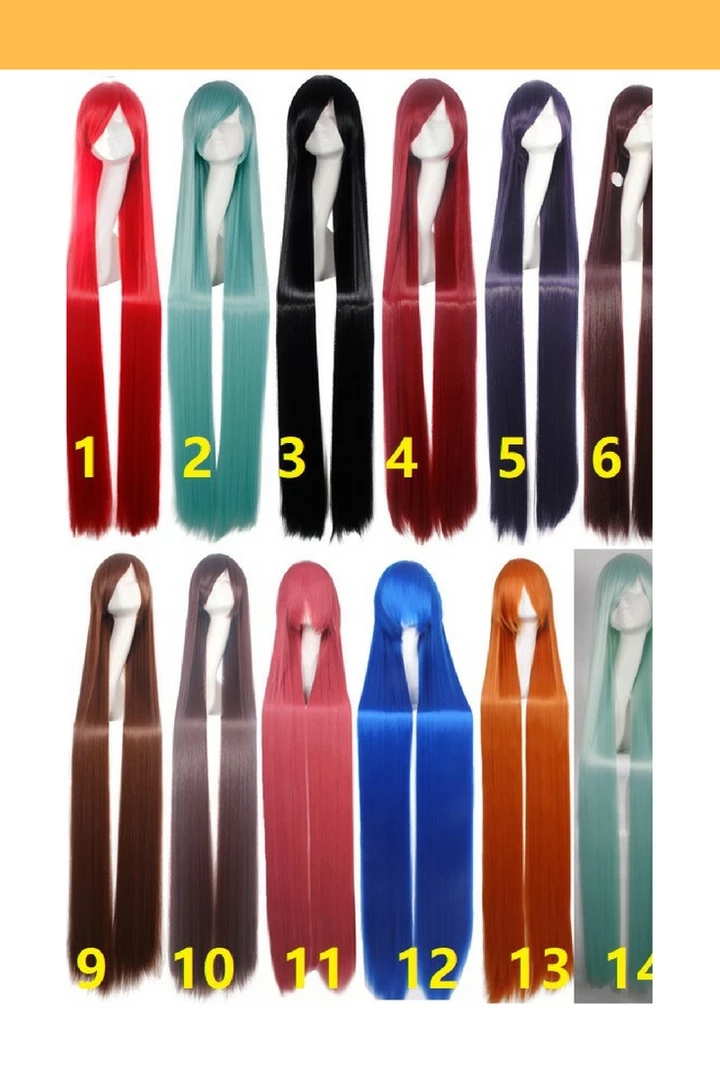 Cosrea Cosplay Wigs Multipurpose 150CM Straight Cosplay Wig 3 Cosrea Cosplay Wigs Multipurpose 150CM Straight Cosplay Wig