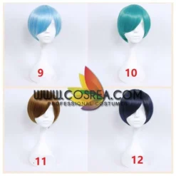 Cosrea Multipurpose 30CM Even Bangs Cosplay Wig 13 Cosrea Multipurpose 30CM Even Bangs Cosplay Wig
