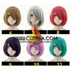Cosrea Cosplay Wigs Multipurpose 35CM Even Bangs Cosplay Wig
