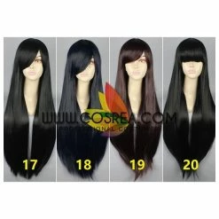 Cosrea Cosplay Wigs Multipurpose 80CM Straight Length Cosplay Wig 17 Cosrea Cosplay Wigs Multipurpose 80CM Straight Length Cosplay Wig