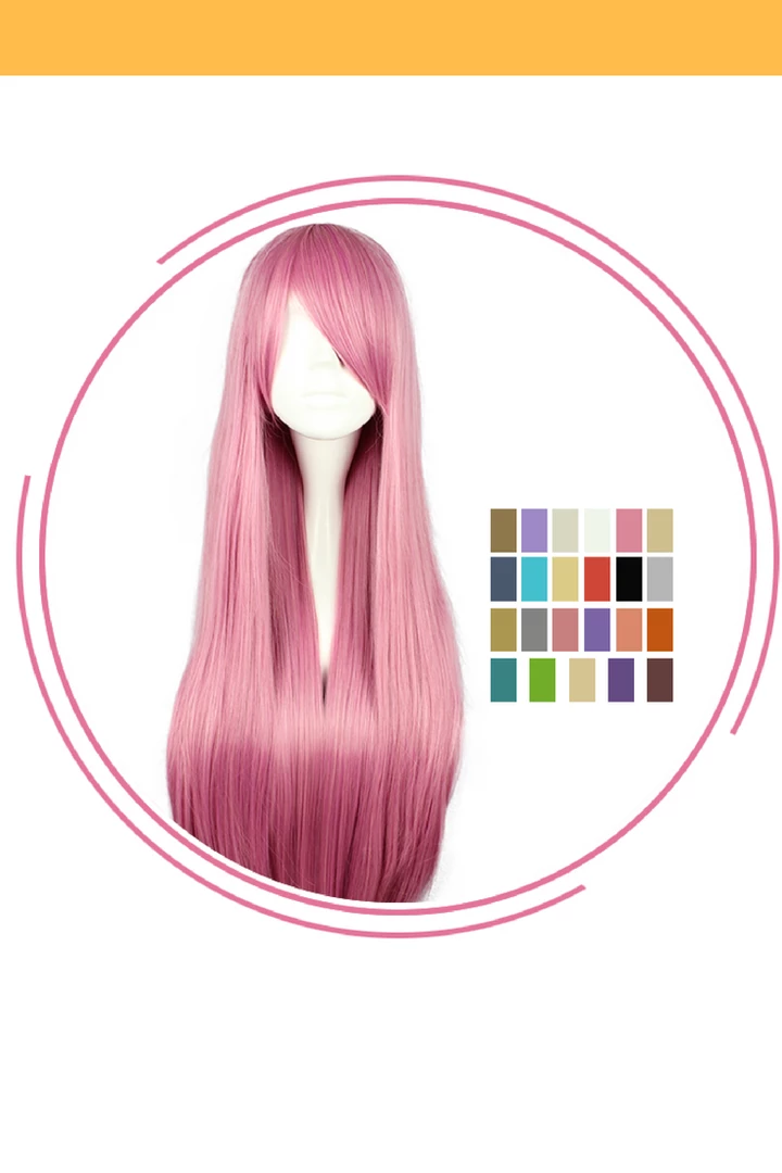 Cosrea Cosplay Wigs Multipurpose 80CM Straight Length Cosplay Wig 3 Cosrea Cosplay Wigs Multipurpose 80CM Straight Length Cosplay Wig