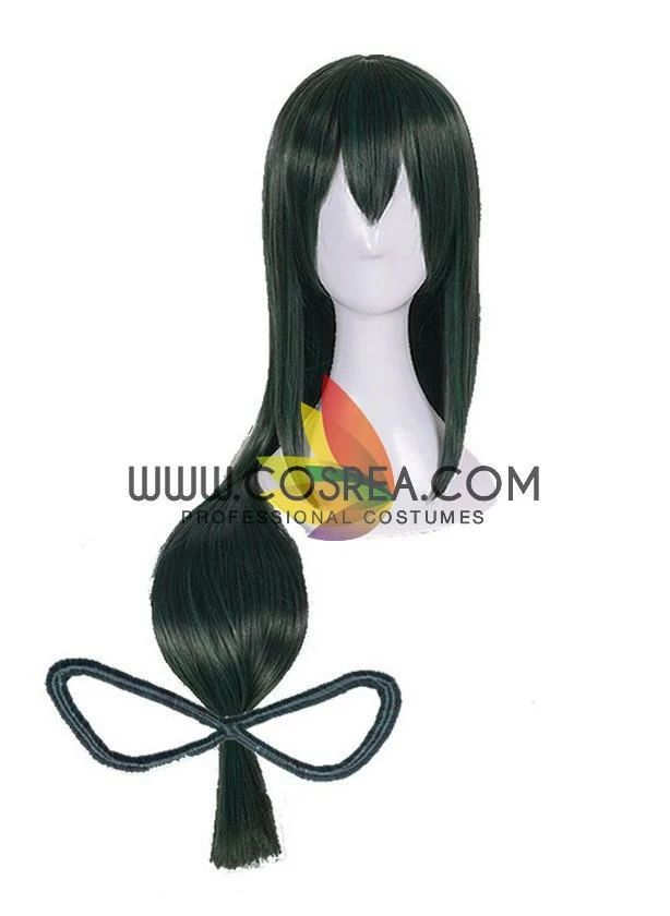 Cosrea Cosplay Wigs My Hero Academia Tsuyu Asui Cosplay Wig 4 Cosrea Cosplay Wigs My Hero Academia Tsuyu Asui Cosplay Wig