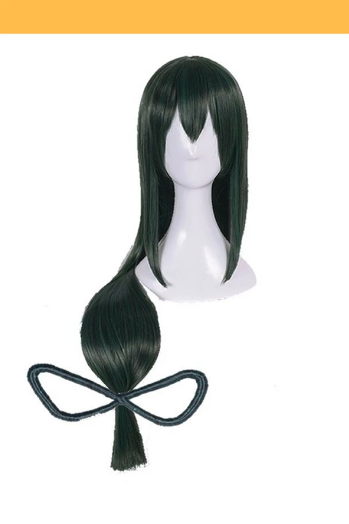 Cosrea Cosplay Wigs My Hero Academia Tsuyu Asui Cosplay Wig 3 Cosrea Cosplay Wigs My Hero Academia Tsuyu Asui Cosplay Wig