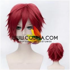 Cosrea Naruto Gaara Wine Red Cosplay Wig