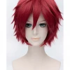 Cosrea Naruto Gaara Wine Red Cosplay Wig