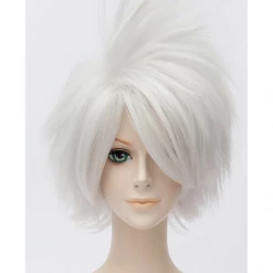 Cosrea Cosplay Wigs Naurto Kakashi Silver White Cosplay Wig