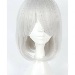 Cosrea Cosplay Wigs NieR Automata 2B Extended Length Cosplay Wig