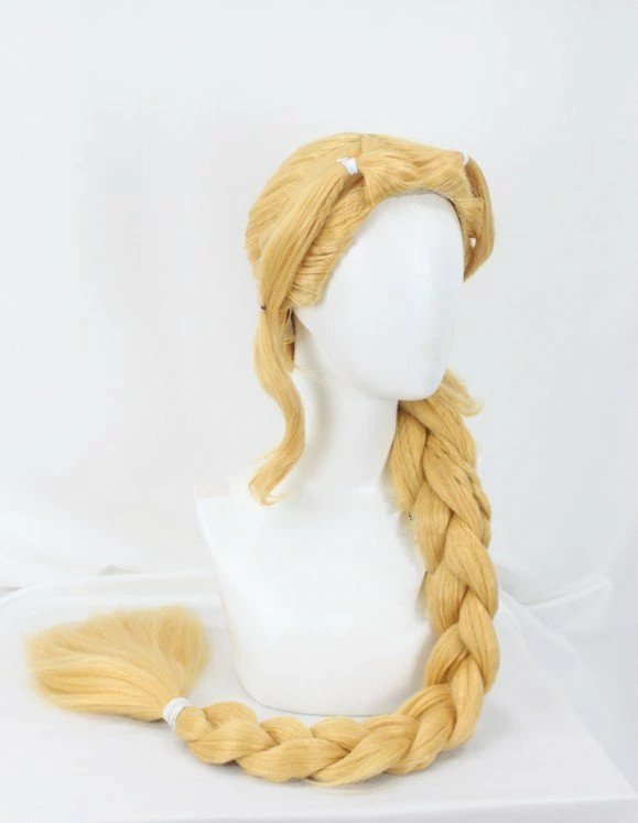 Cosrea Cosplay Wigs Rapunzel Extra Volume Braided Cosplay Wig 4 Cosrea Cosplay Wigs Rapunzel Extra Volume Braided Cosplay Wig