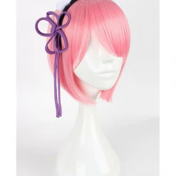 Cosrea Re:Zero Ram Cosplay Wig