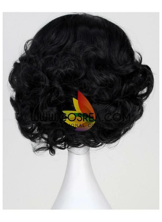 Cosrea Cosplay Wigs Snow White Natural Black Cosplay Wig 7 Cosrea Cosplay Wigs Snow White Natural Black Cosplay Wig