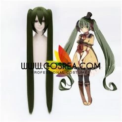 Cosrea Vocaloid Miku Hatsune Olive Green Cosplay Wig Cosplay Wigs