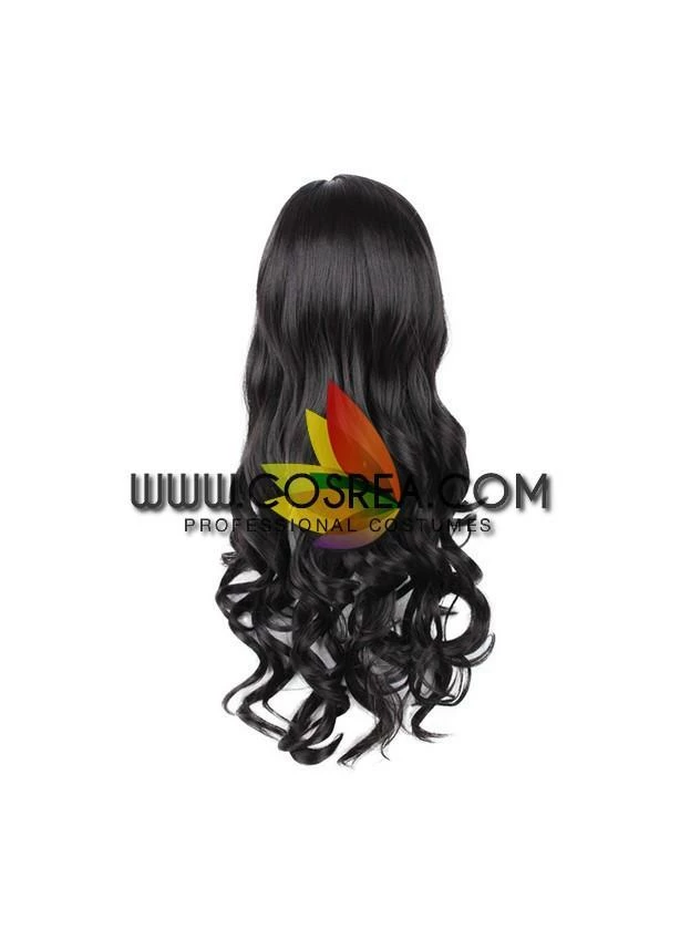 Cosrea Cosplay Wigs Wonder Woman Natural Black Curl Cosplay Wig 7 Cosrea Cosplay Wigs Wonder Woman Natural Black Curl Cosplay Wig