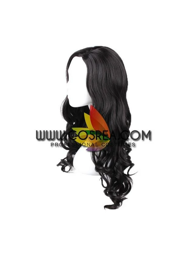 Cosrea Cosplay Wigs Wonder Woman Natural Black Curl Cosplay Wig 5 Cosrea Cosplay Wigs Wonder Woman Natural Black Curl Cosplay Wig