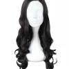 Cosrea Cosplay Wigs Wonder Woman Natural Black Curl Cosplay Wig 1 Cosrea Cosplay Wigs Wonder Woman Natural Black Curl Cosplay Wig